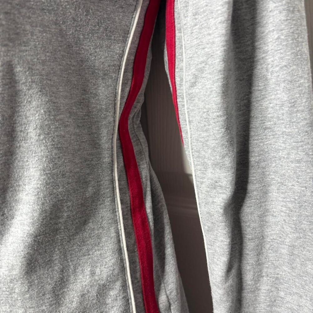BCG Large Throwback Gray Zip Up Track Jacket & Pants Set Y2K 90s Tracksuit - Picture 4 of 8